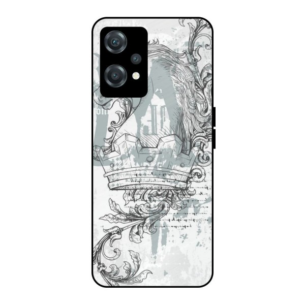 Designous Vintage Metal Back Case for OnePlus Nord CE 2 Lite 5G